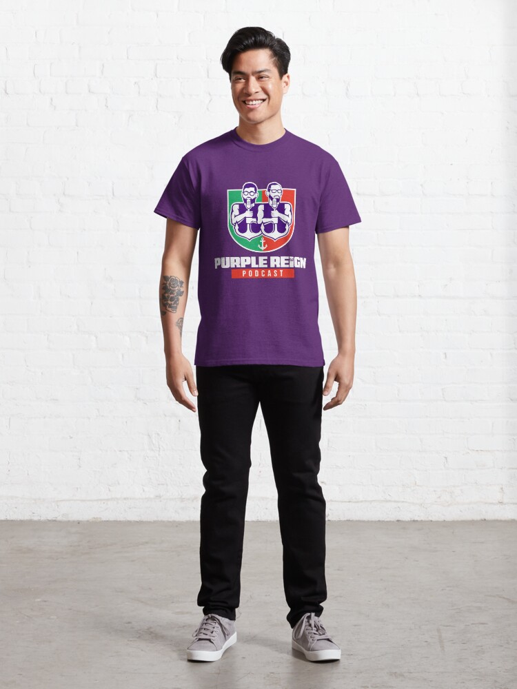 Alternate view of Purple Reign heritage logo (Dark) Classic T-Shirt