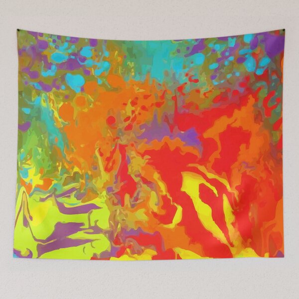 Item preview, Bright Acrylic Abstract Picture In 250 Spot Colours designed and sold by carlarmes.
