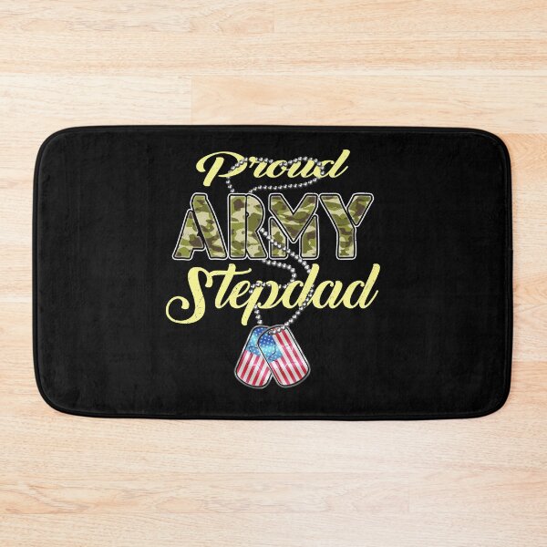 Item preview, Proud Army Stepdad - Camo US Flag Dog Tag Military Father Gift designed and sold by DesignCube.