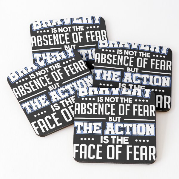 Item preview, Courage Absence Of Fear Face Of Fear designed and sold by Grinover.