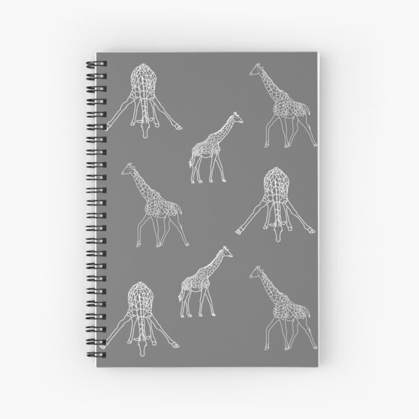 Strike a Pose (Giraffe) Spiral Notebook