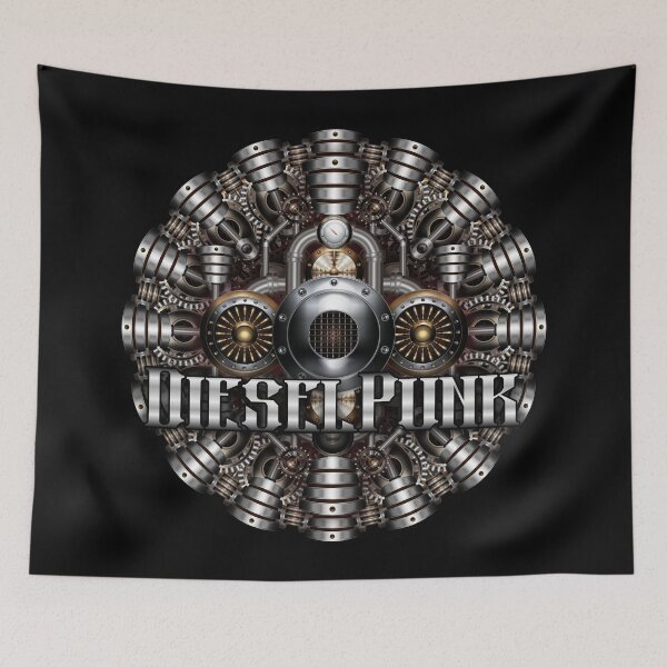 Item preview, Diesel punk mandala designed and sold by illustratorg.