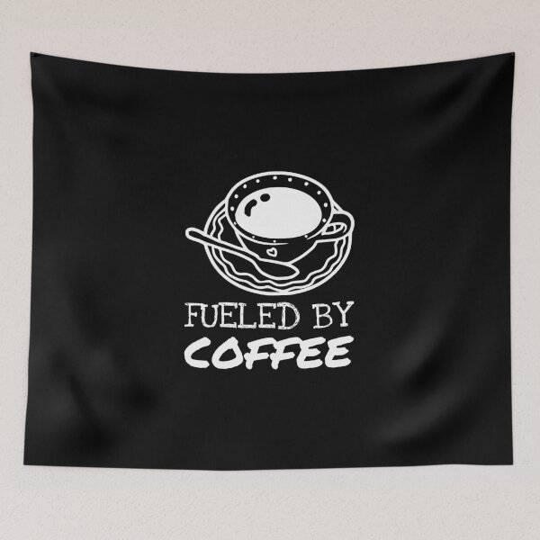 Item preview, Fueled By Coffee Quote Cute Small Cup White designed and sold by quoteology.
