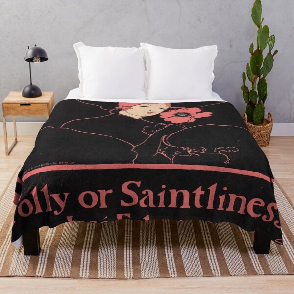 Item preview, Vintage poster - Folly or Saintliness - advert poster designed and sold by DejaVuStudio.