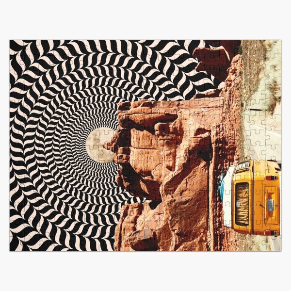 Illusionary Road Trip Jigsaw Puzzle