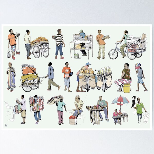 Item preview, Dar street vendors designed and sold by sarahmarkes.