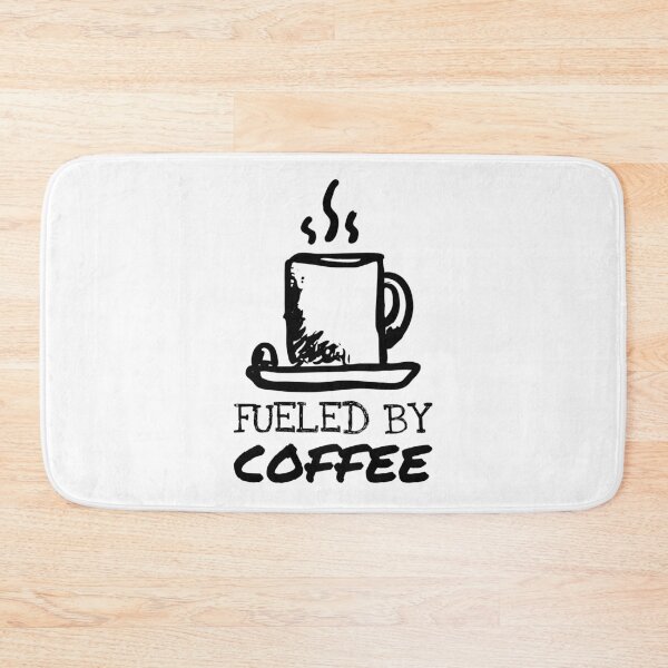 Item preview, Fueled By Coffee Quote Doodle Black designed and sold by quoteology.