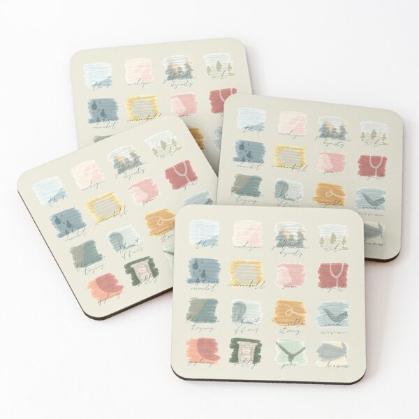 folklore Coasters (Set of 4)