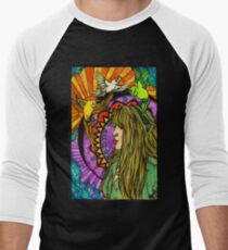 Three Birds of Rhiannon Men's Baseball ¾ T-Shirt