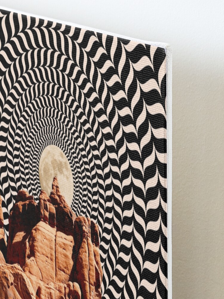 Alternate view of Illusionary Road Trip Mounted Print