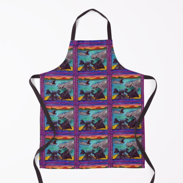 Item preview, Hippo & Black Egret designed and sold by Ama Page.