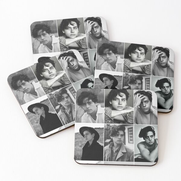 Item preview, cole sprouse black and white poster designed and sold by bazilebetty.