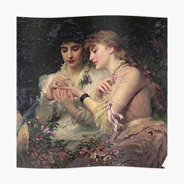 A Thorn Amidst the Roses by James Sant Poster