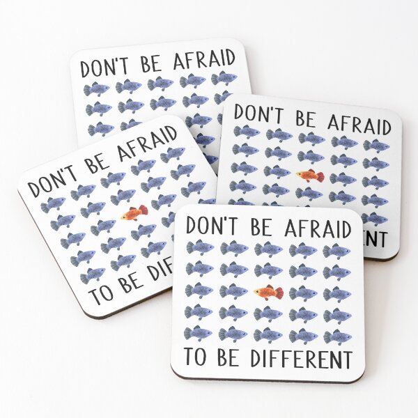 Item preview, Don't Be Afraid To Be Different Little Fish  designed and sold by PeppaThePenguin.