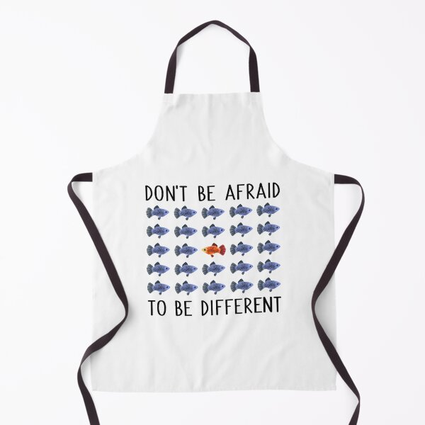 Item preview, Don't Be Afraid To Be Different Little Fish  designed and sold by PeppaThePenguin.