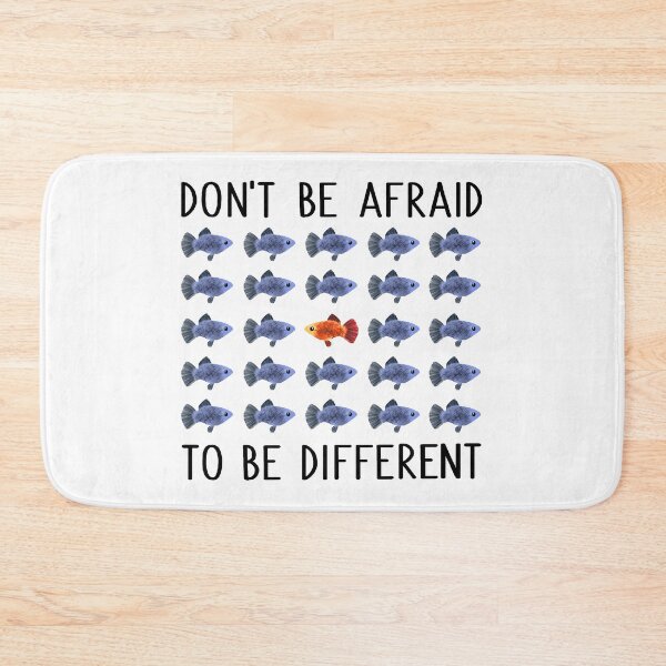 Item preview, Don't Be Afraid To Be Different Little Fish  designed and sold by PeppaThePenguin.