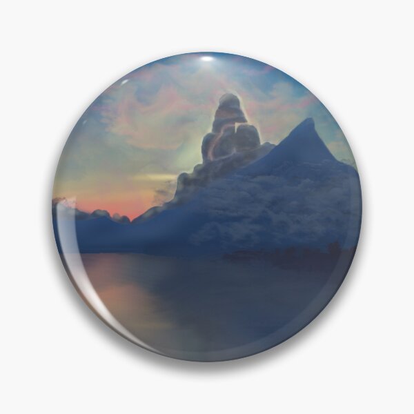 Item preview, Cloudy Lake Sunset designed and sold by TurtleduckDes.