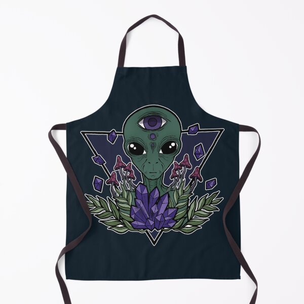 Item preview, Green Alien Witch designed and sold by StudioPurpleOctopus.