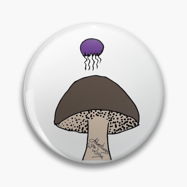Item preview, Mushroom and jellyfish - knowledge of nature united - metamorphosis designed and sold by AdventuresLuise.