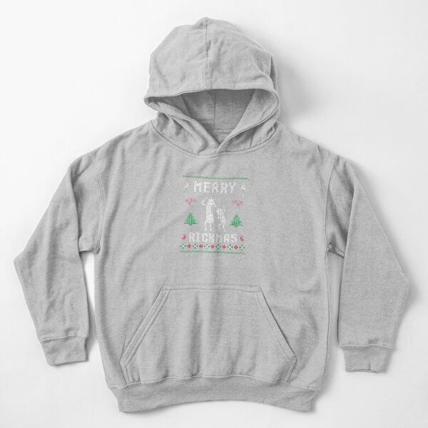 Merry Rickmas - Rick ans Morty Christmas Kids Pullover Hoodie