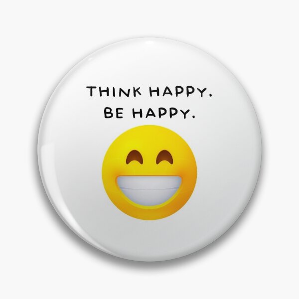Item preview, Think happy - be happy smiley designed and sold by ThommyBLN.