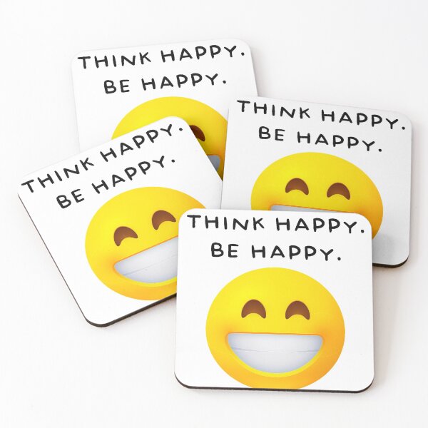 Item preview, Think happy - be happy smiley designed and sold by ThommyBLN.
