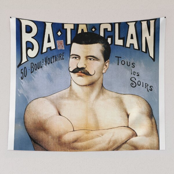 Item preview, Vintage french poster - Greek George Bataclan Paris - advert poster designed and sold by DejaVuStudio.