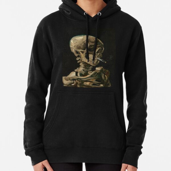 Van Gogh - Head of a Skeleton Pullover Hoodie