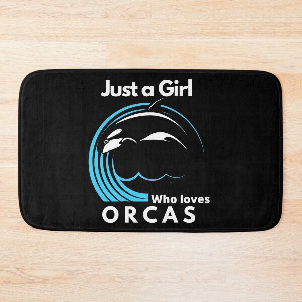 Item preview, JUST A GIRL WHO LOVES ORCAS DESIGN  designed and sold by zPremium.
