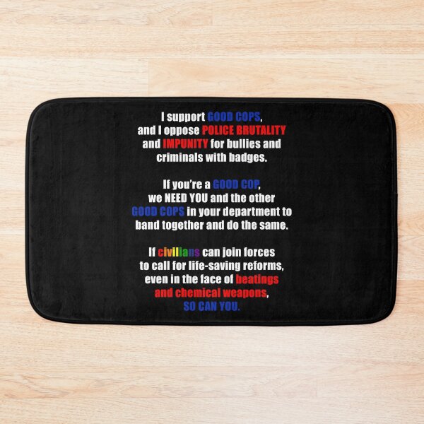 Item preview, Support Good Cops, Resist Police Brutality designed and sold by StephOBrien.