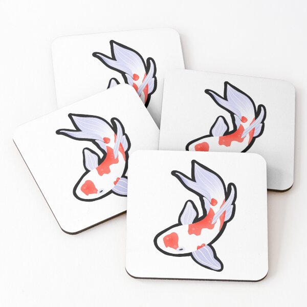 Item preview, Coy fish swimming  designed and sold by Emilee-Mae.