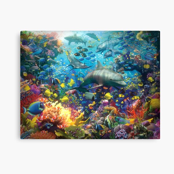 Diving Wall Art Redbubble - crystal dolphin id roblox