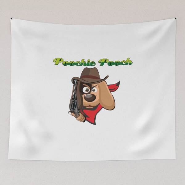Item preview, Funny Poochie Pooch with A GUN designed and sold by PoochiePooch.