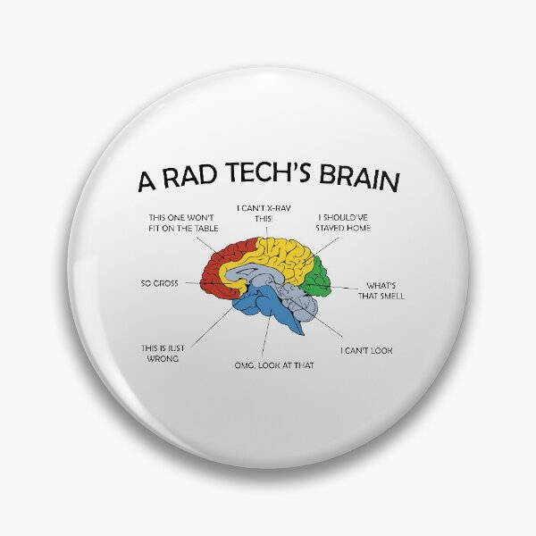 Item preview, What Goes On In The Mind Of A Radiology Tech designed and sold by GriffsGraphix.