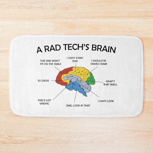 Item preview, What Goes On In The Mind Of A Radiology Tech designed and sold by GriffsGraphix.