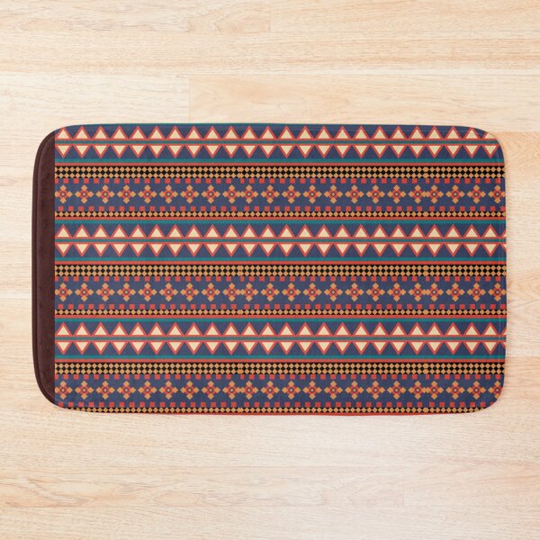 Item preview, retro zigzag, diamond and floral patterns (orange, red, violet and black)| line art designed and sold by Gee Creatives.