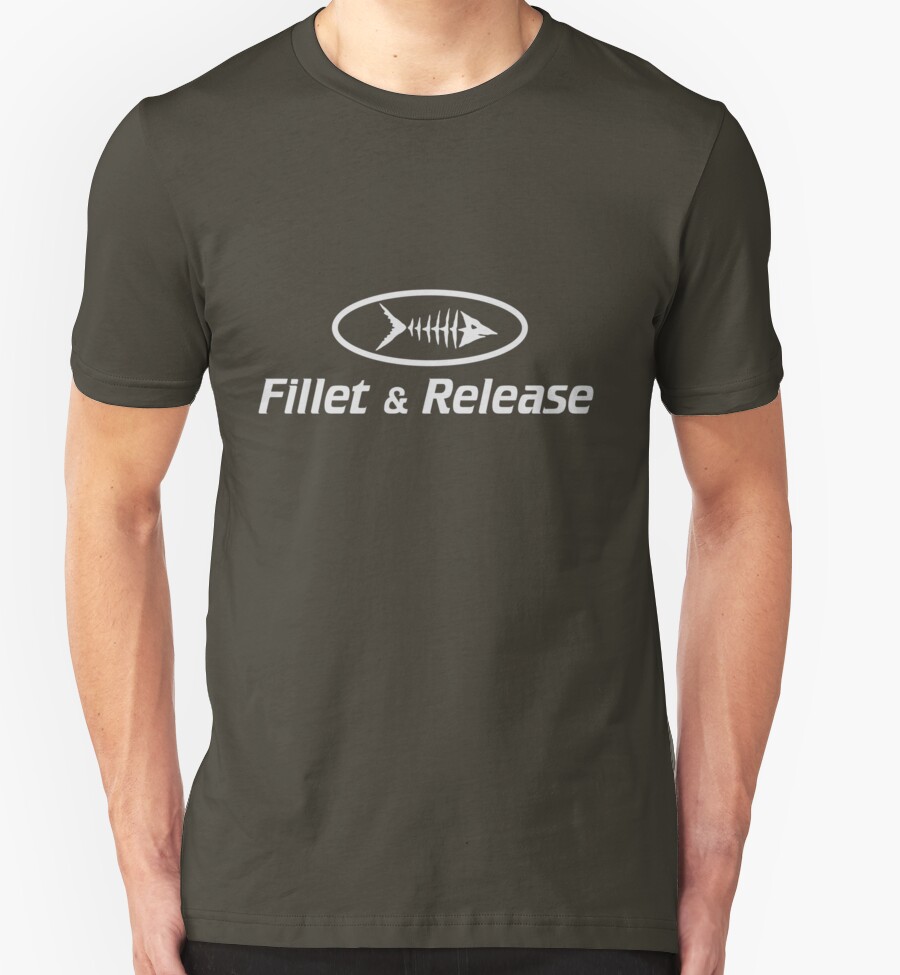 filet and release t shirt