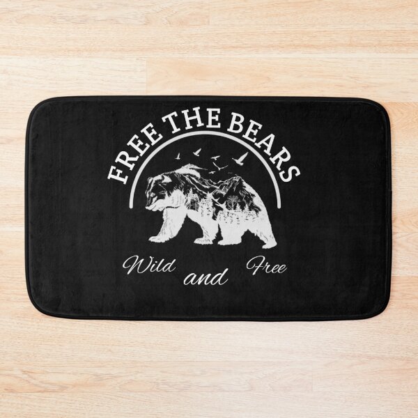 Item preview, Free The Bears, Wild and Free designed and sold by thebearderhood.