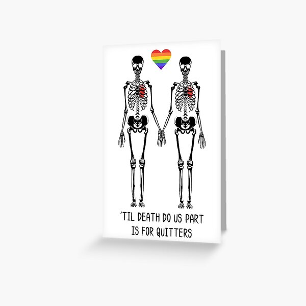 Item preview, Til death do us part rainbow heart designed and sold by mariatorg.