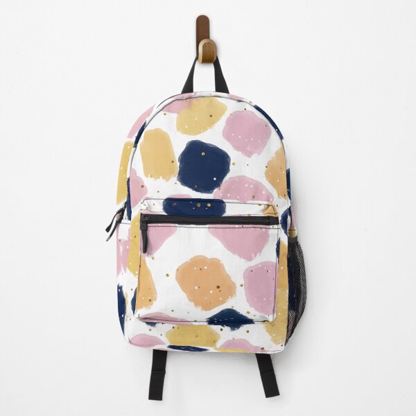 Item preview, Modern Pink Blue Yellow Abstract Paint Strokes Pattern designed and sold by InovArtS.