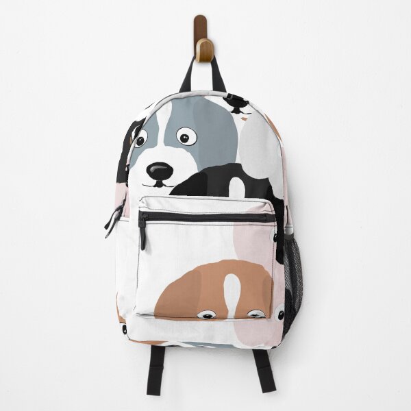 Item preview, Black Brown Pink Grey Puppy Dogs Illustration designed and sold by InovArtS.