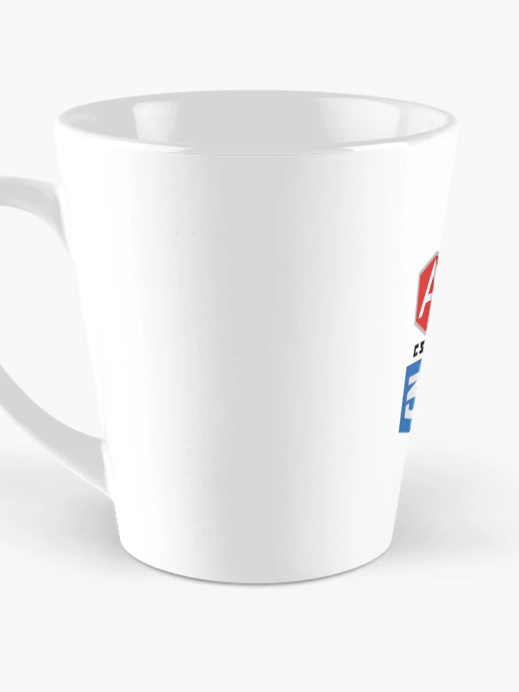 Thumbnail 3 von 4, Kaffeebecher, Webprogrammierung eckiges HTML5 CSS3 Javascript Logo designt und verkauft von developerfriday.