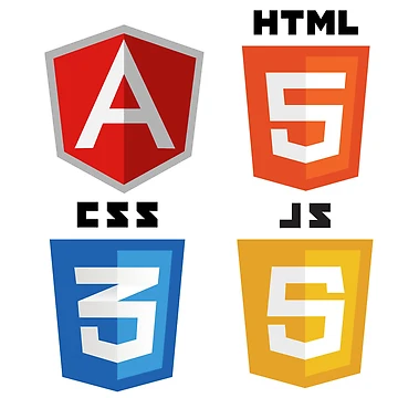Vorschaubild zum Design Webprogrammierung eckiges HTML5 CSS3 Javascript Logo von developerfriday