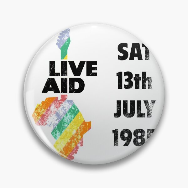 Item preview, Live Aid 1985 24x36 test black and colors designed and sold by Andrea Gatti Art.