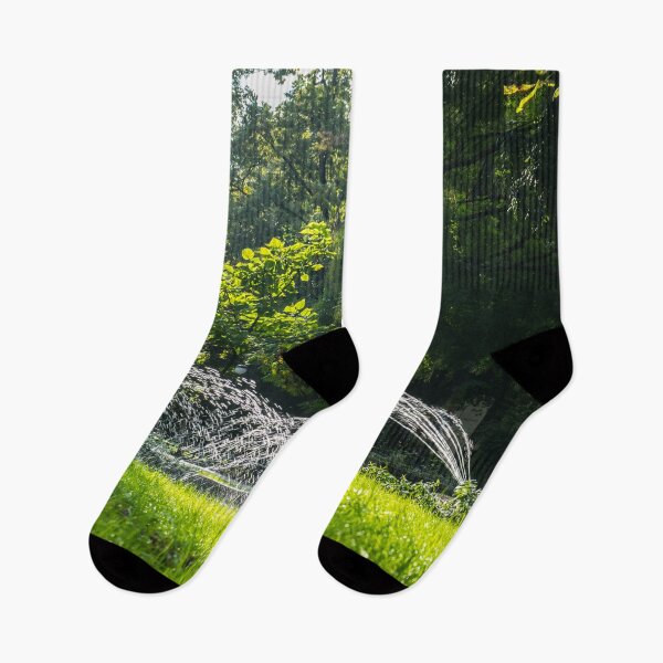 Item preview, Refreshing Summer - Sitting on the Grass by the Fountain designed and sold by Georgia Mizuleva.