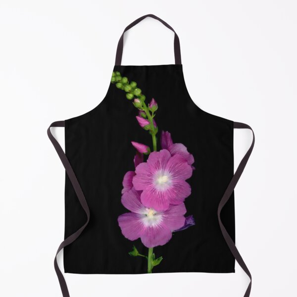 Item preview, Florium pink flowers on black background designed and sold by MazGhani.