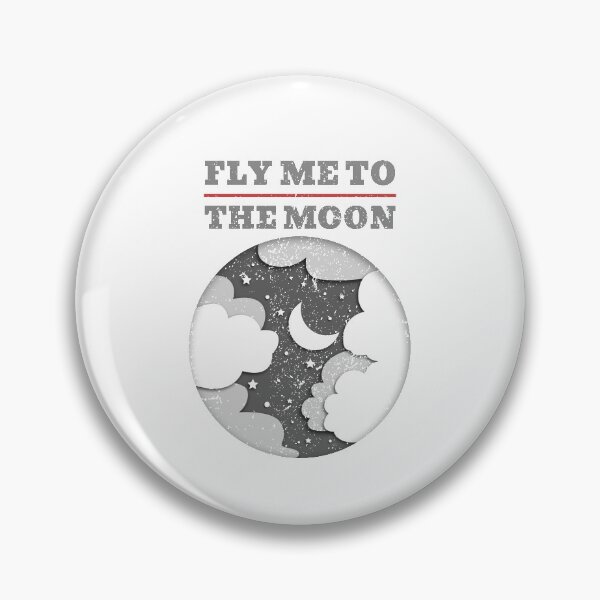 Item preview, Fly Me To The Moon designed and sold by BlueCloverTrend.