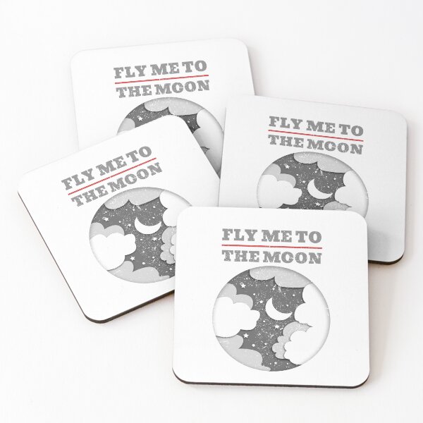 Item preview, Fly Me To The Moon designed and sold by BlueCloverTrend.