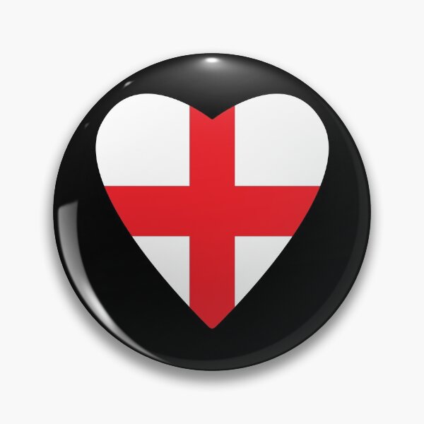 Item preview, Small English Heart Flag designed and sold by Dialectable.