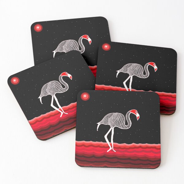 Item preview, Flamingo in the night designed and sold by Ashwini Vange.